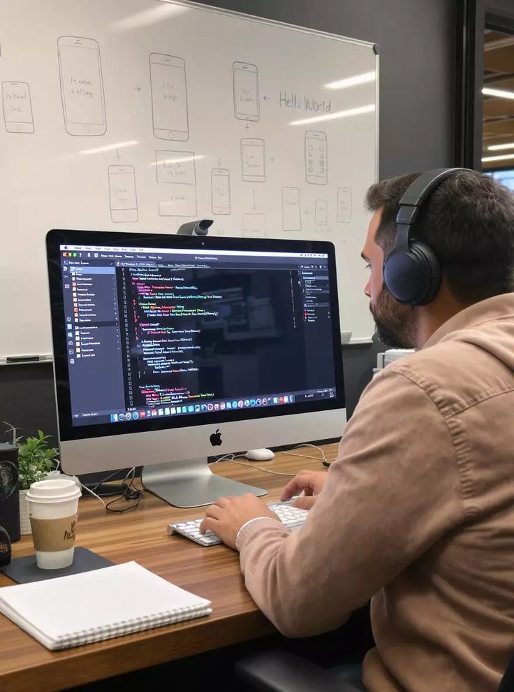 Студент Bynix Term за ноутбуком